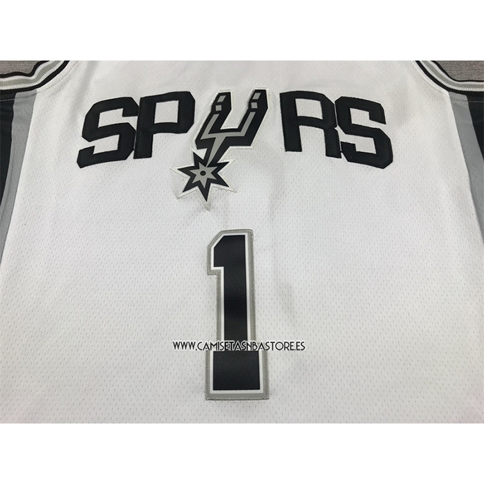 Victor Wembanyama NO 1 Camiseta San Antonio Spurs Association 2022-23 Blanco